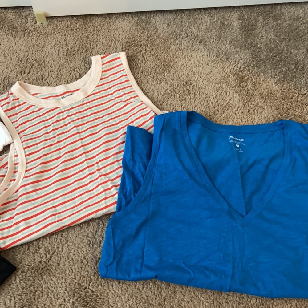 NWTs. Madewell brand tanks from Nordstrom Rack.